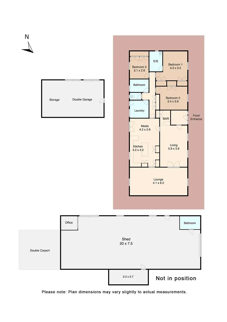 Floorplan of Homely house listing, 1100 Smythesdale -Sebastopol Road, Ross Creek VIC 3351