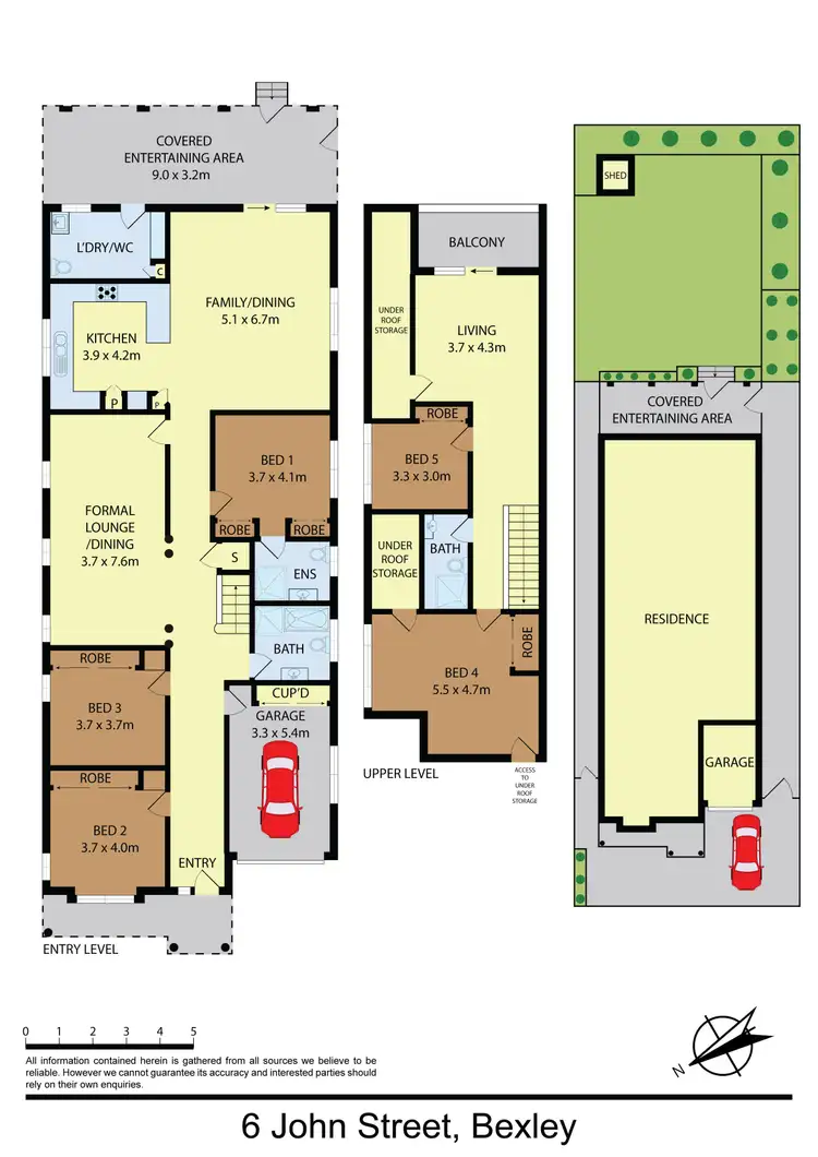 Floorplan of Homely house listing, 6 John Street, Bexley NSW 2207