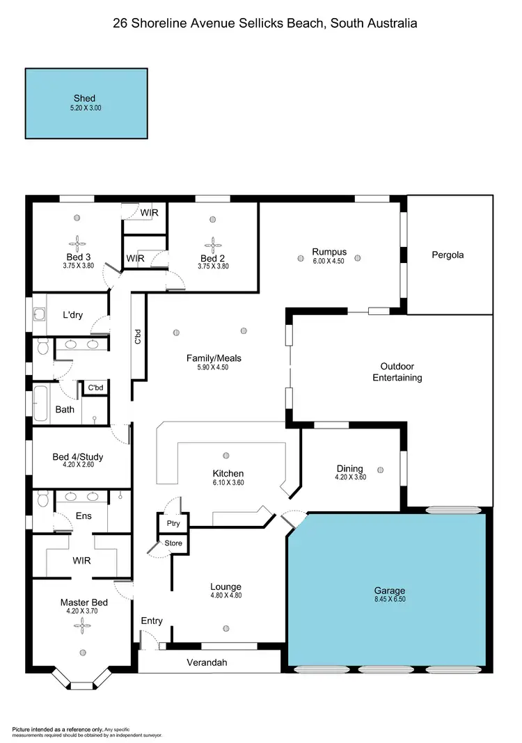 Floorplan of Homely house listing, 26 Shoreline Avenue, Sellicks Beach SA 5174