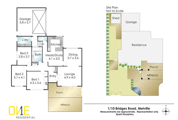 Floorplan of Homely house listing, 10 Bridges Road, Melville WA 6156