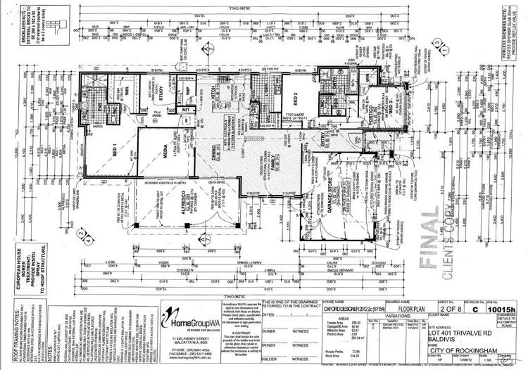 Floorplan of Homely house listing, 14 Trivalve Road, Baldivis WA 6171