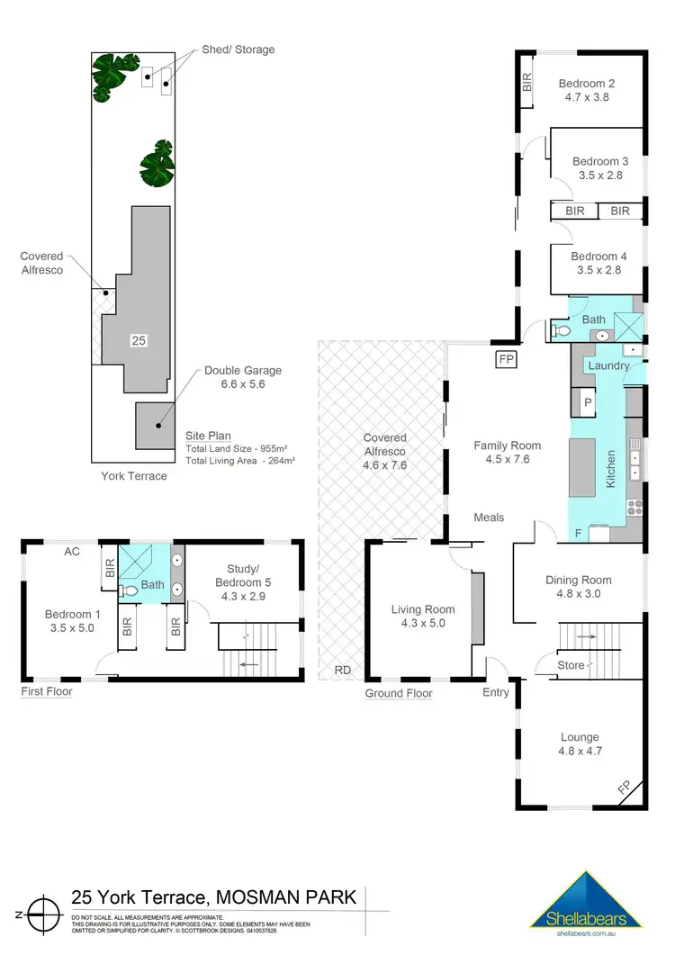 Floorplan of Homely house listing, 25 York Terrace, Mosman Park WA 6012