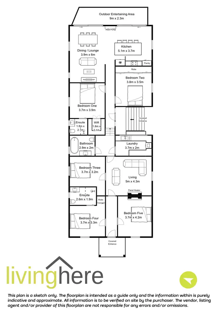 Floorplan of Homely house listing, 46 Oswald Street, Invermay TAS 7248