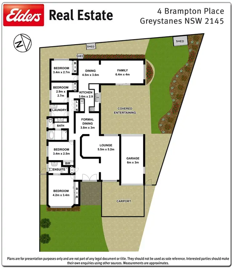 Floorplan of Homely house listing, 4 Brampton Place, Greystanes NSW 2145