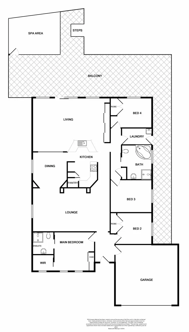 Floorplan of Homely house listing, 31 Worcester Drive, East Maitland NSW 2323