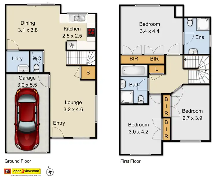 Floorplan of Homely townhouse listing, 3/10 Abraham Street, Rooty Hill NSW 2766