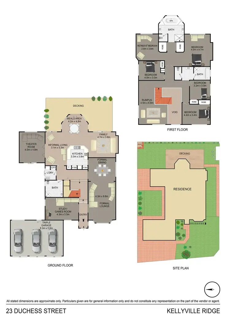 Floorplan of Homely house listing, 23 Duchess Street, Kellyville Ridge NSW 2155