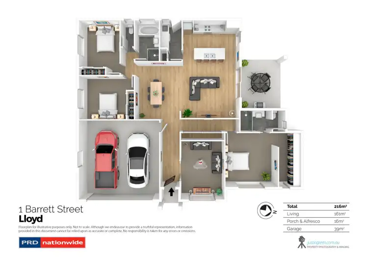 Floorplan of Homely house listing, 1 Barrett Street, Lloyd NSW 2650