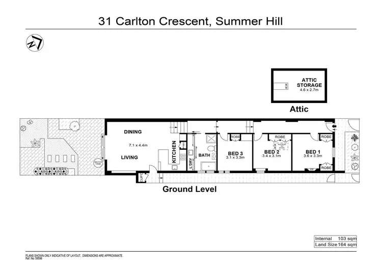 Floorplan of Homely house listing, 31 Carlton Crescent, Summer Hill NSW 2130
