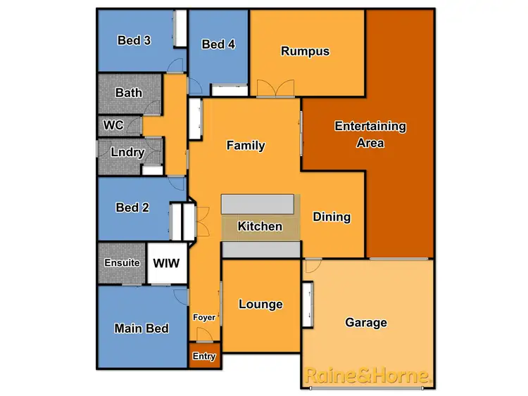 Floorplan of Homely house listing, 42 Cypress Point Drive, Dubbo NSW 2830