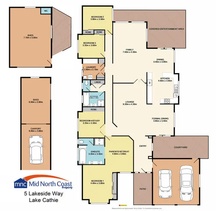 Floorplan of Homely house listing, 5 Lakeside Way, Lake Cathie NSW 2445