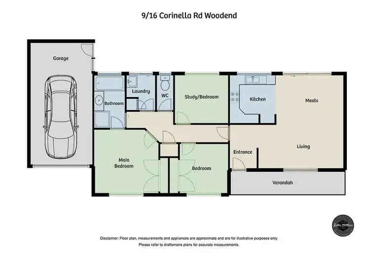 Floorplan of Homely house listing, 9/16 Corinella Road, Woodend VIC 3442