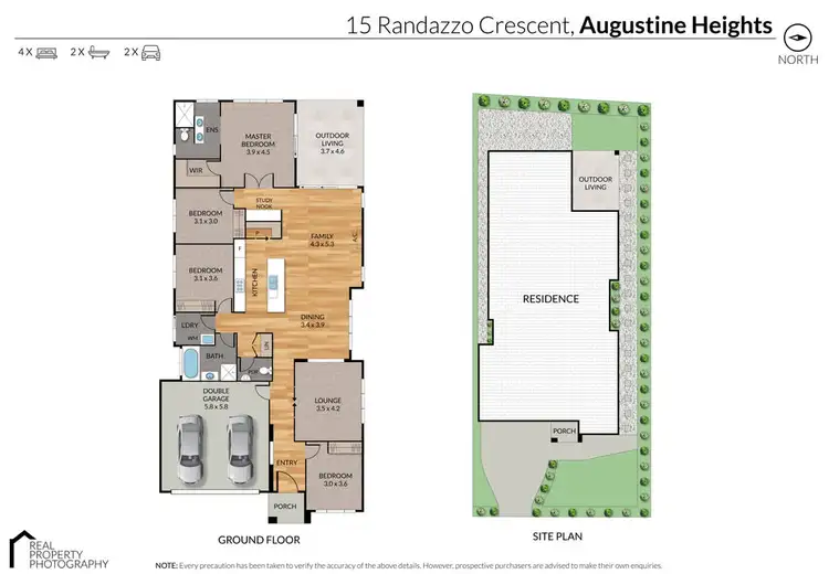 Floorplan of Homely house listing, 15 Randazzo Crescent, Augustine Heights QLD 4300