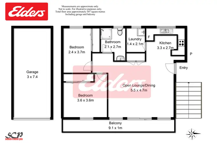Floorplan of Homely house listing, 16/9 South Street, Batemans Bay NSW 2536