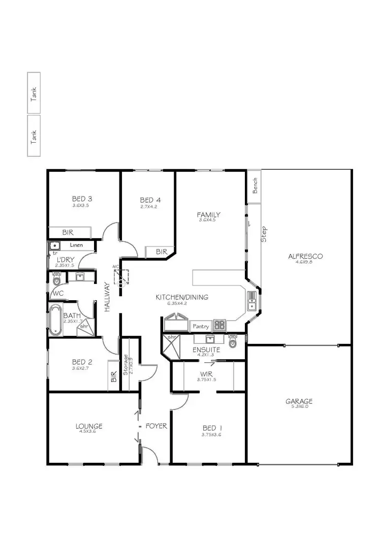 Floorplan of Homely house listing, 14 Southwater Drive, Port Lincoln SA 5606