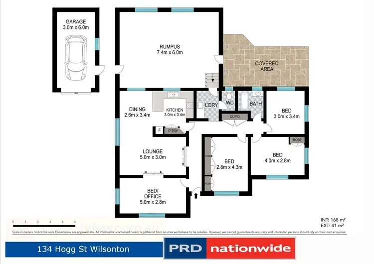 Floorplan of Homely house listing, 134 Hogg Street, Wilsonton Heights QLD 4350