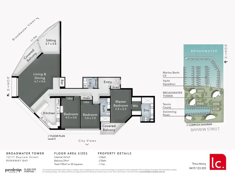 Floorplan of Homely apartment listing, 12/17 Bayview Street, Runaway Bay QLD 4216