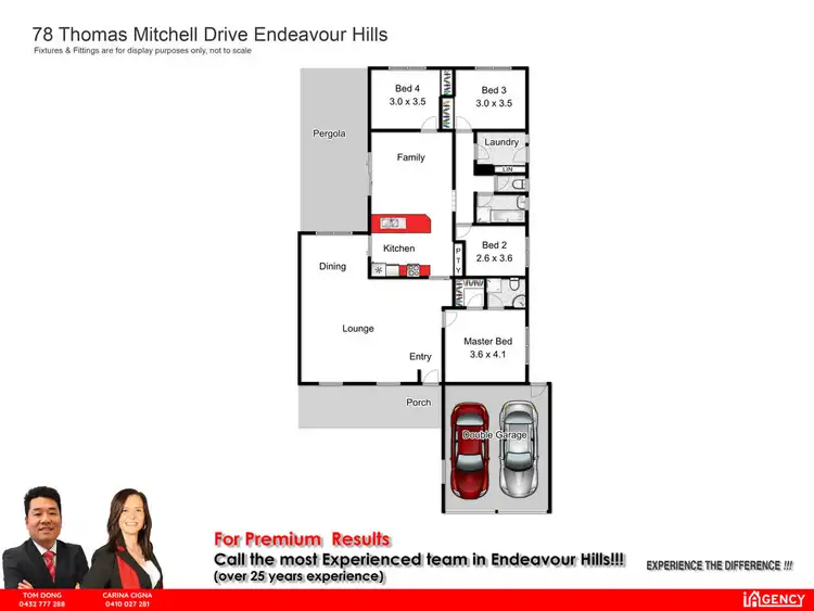 Floorplan of Homely house listing, 78 Thomas Mitchell Drive, Endeavour Hills VIC 3802