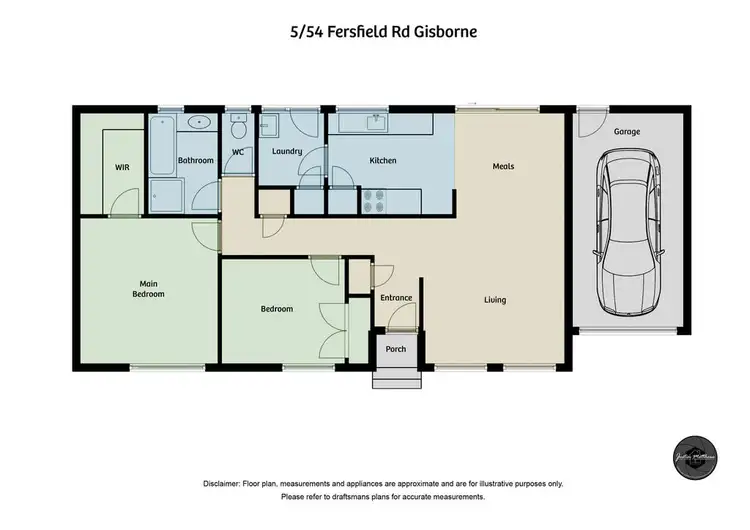 Floorplan of Homely house listing, Unit 5, 54 Fersfield Road, Gisborne VIC 3437
