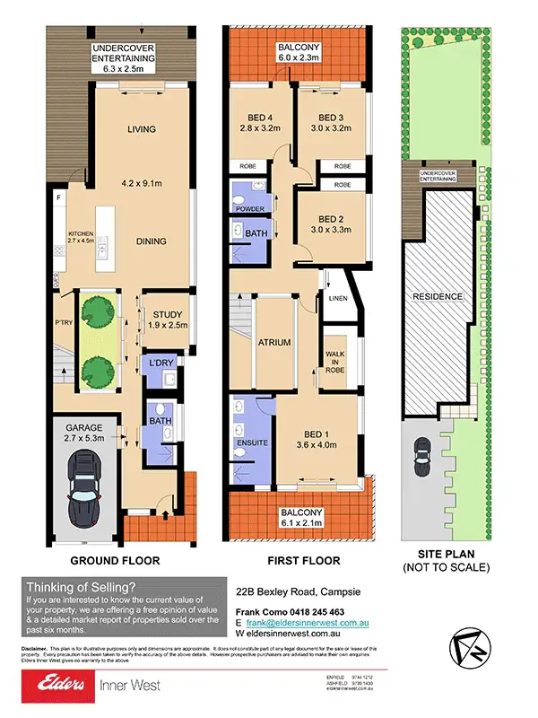 Floorplan of Homely semi-detached listing, 22B Bexley Road, Campsie NSW 2194