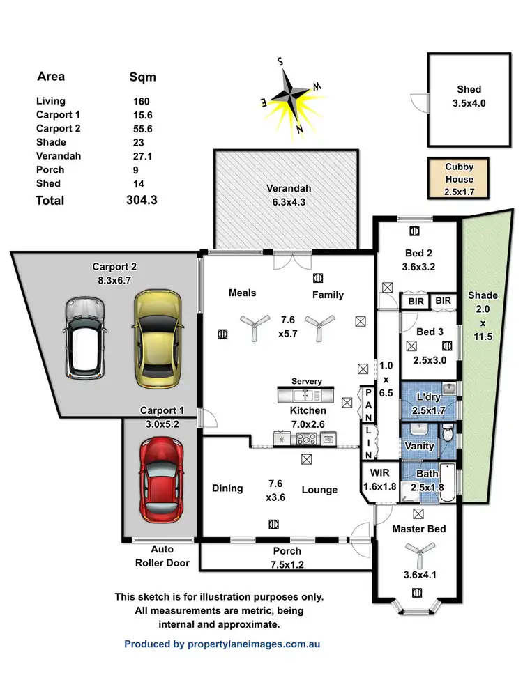 Floorplan of Homely house listing, 54 Daintree Walk, Blakeview SA 5114