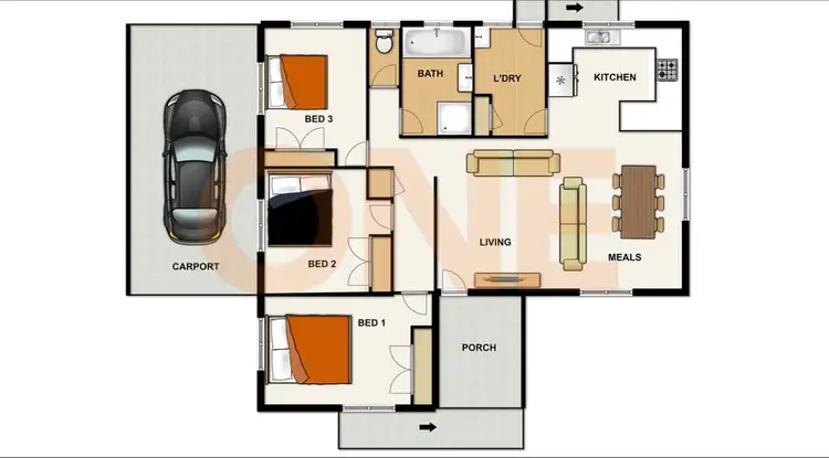 Floorplan of Homely house listing, 4 Bedarra St, Inala QLD 4077