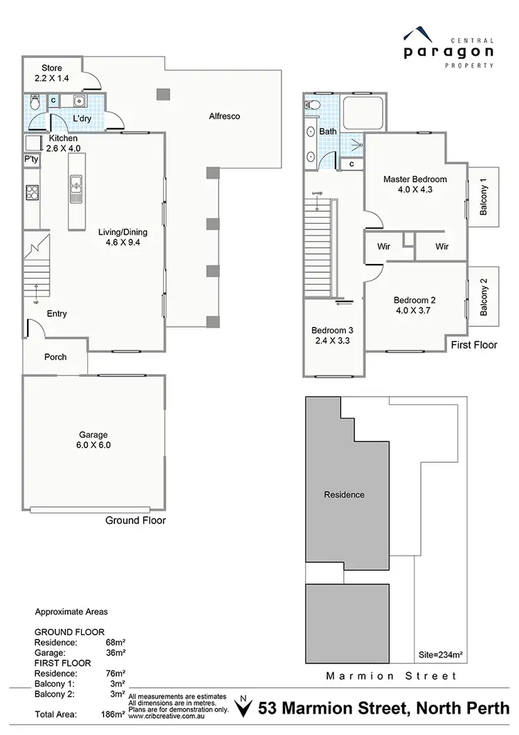 Floorplan of Homely house listing, 53 Marmion Street, North Perth WA 6006