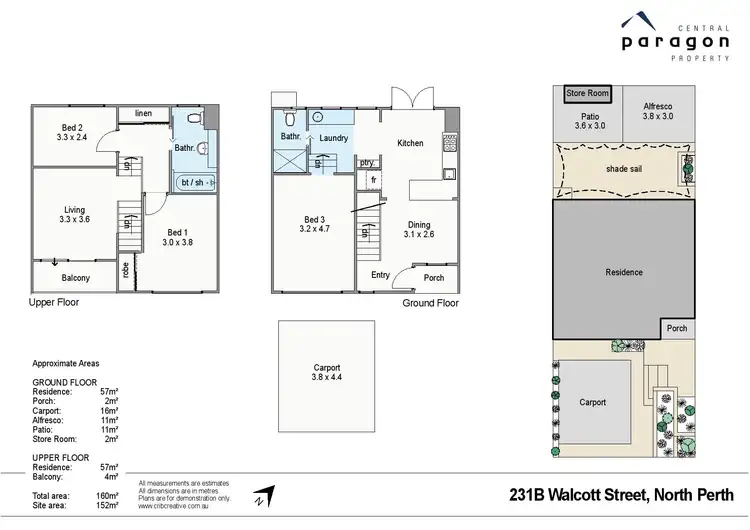 Floorplan of Homely house listing, 231B Walcott Street, North Perth WA 6006