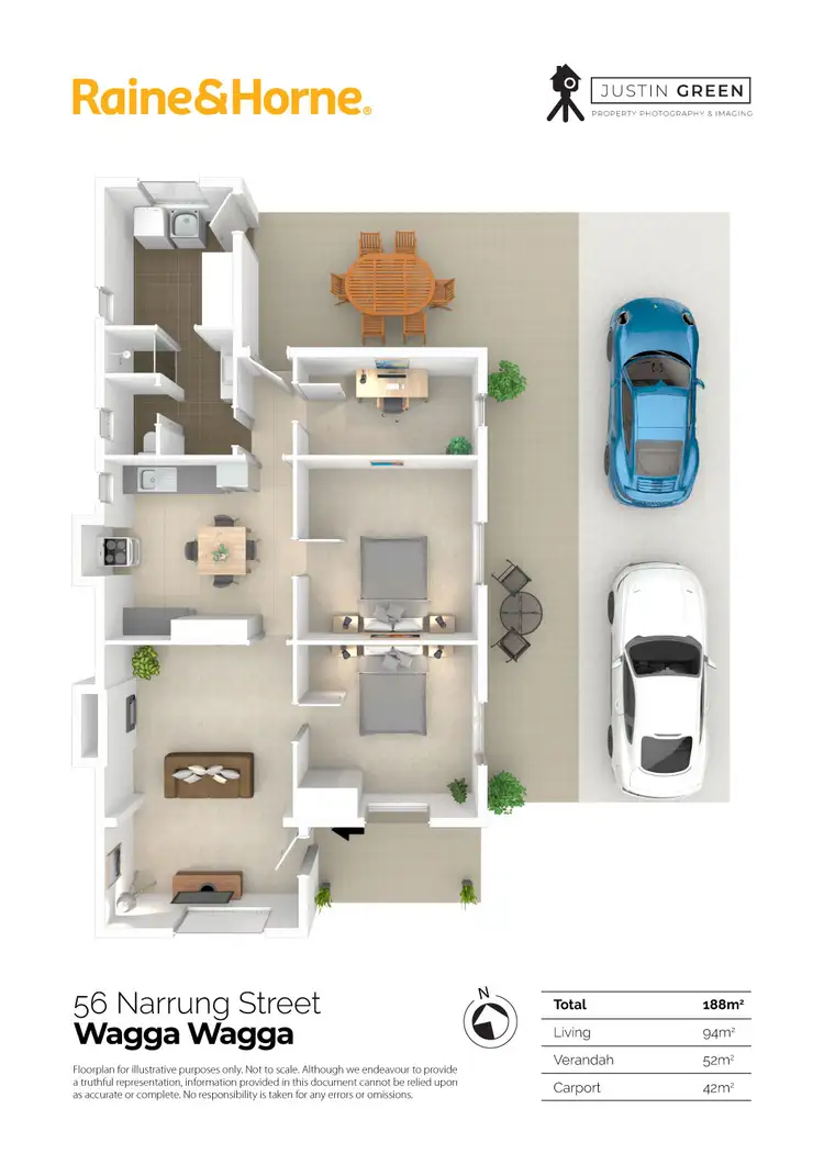 Floorplan of Homely house listing, 56 Narrung Street, Wagga Wagga NSW 2650