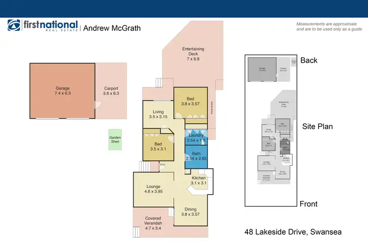 Floorplan of Homely house listing, 48 Lakeside Drive, Swansea NSW 2281