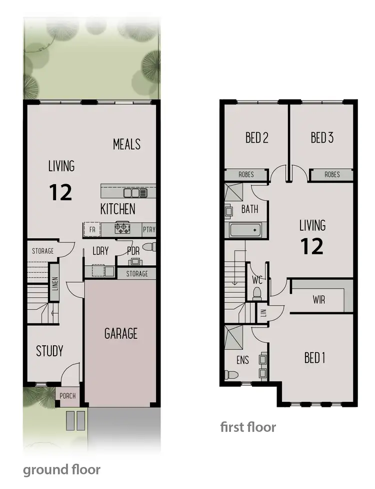 Floorplan of Homely house listing, 12 Richhaven Place, Epping VIC 3076