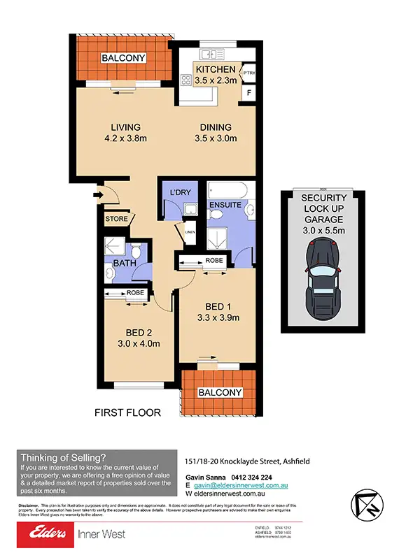 Floorplan of Homely unit listing, 151/18-20 Knocklayde Street, Ashfield NSW 2131
