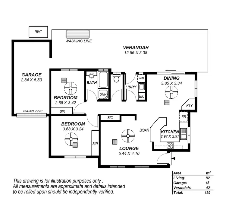 Floorplan of Homely unit listing, 4/402 Beach Road, Hackham West SA 5163