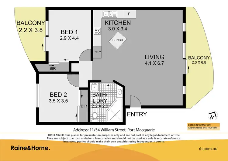 Floorplan of Homely house listing, Unit 11/54 William Street, Port Macquarie NSW 2444