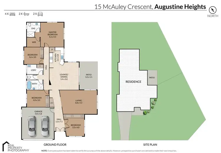 Floorplan of Homely house listing, 15 McAuley Crescent, Augustine Heights QLD 4300