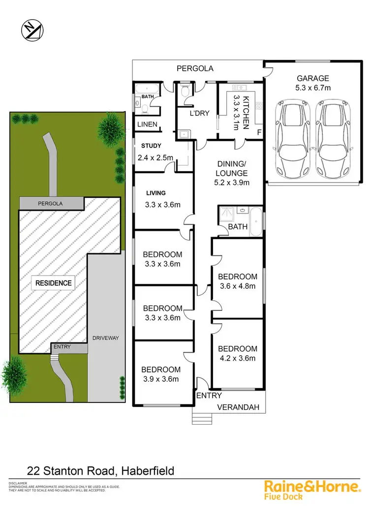Floorplan of Homely house listing, 22 STANTON ROAD, Haberfield NSW 2045