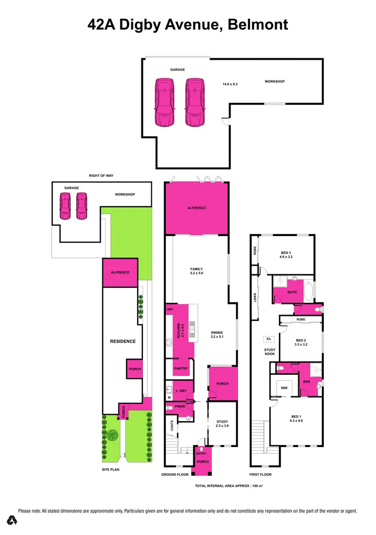 Floorplan of Homely house listing, 42A Digby Avenue, Belmont VIC 3216