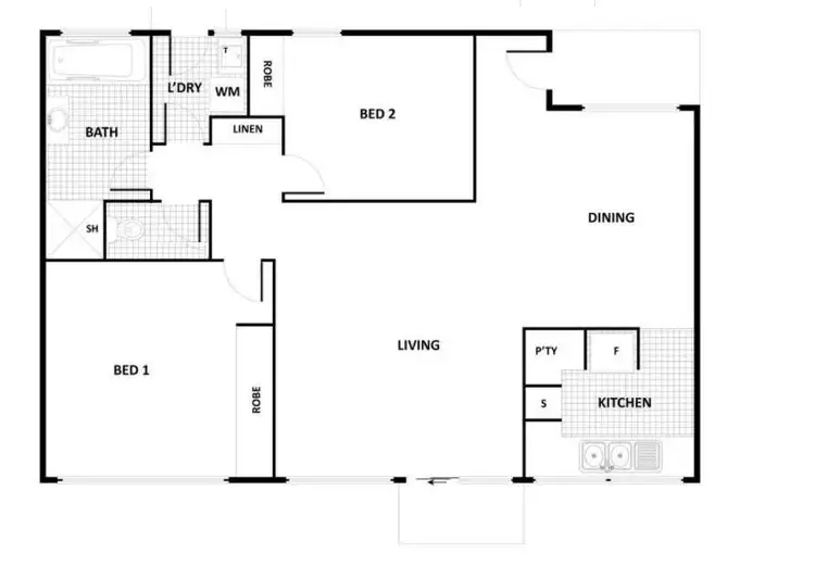 Floorplan of Homely townhouse listing, 17/17 Brudenell Drive, Jerrabomberra NSW 2619
