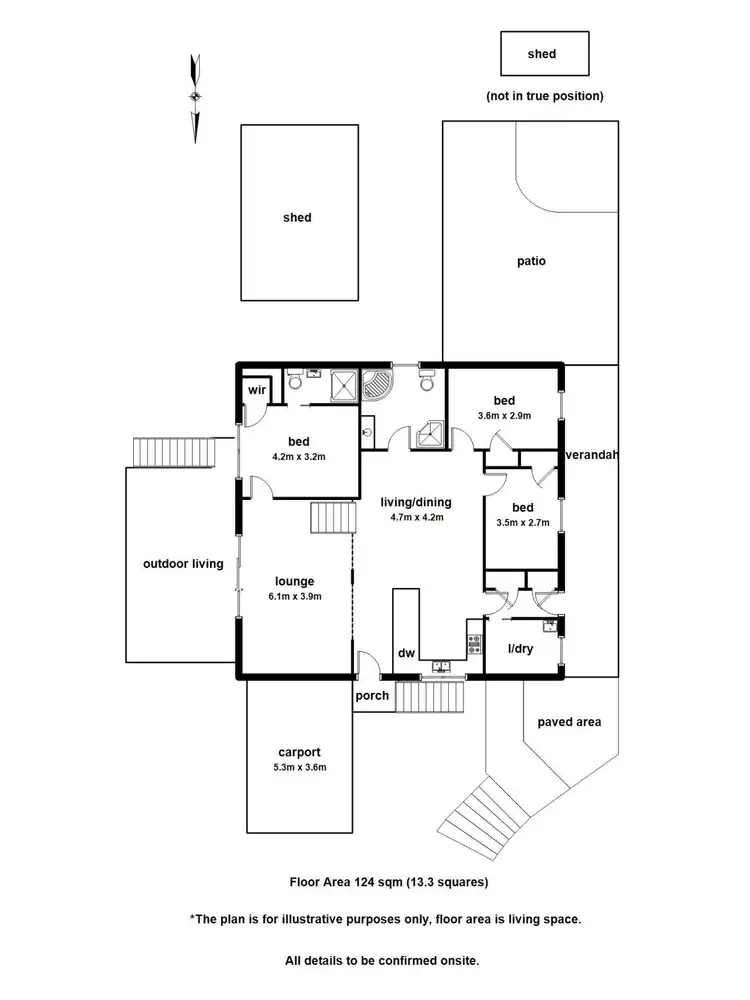 Floorplan of Homely house listing, 5 Glenvista Ave, Emerald VIC 3782