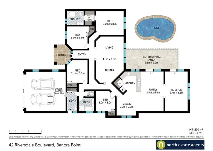 Floorplan of Homely house listing, 42 Riversdale Boulevard, Banora Point NSW 2486