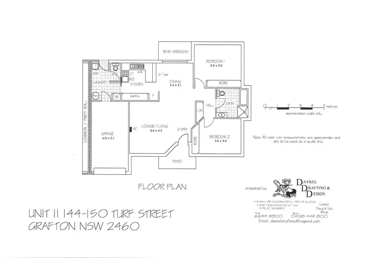 Floorplan of Homely house listing, .11/144-150 Turf Street, Grafton NSW 2460