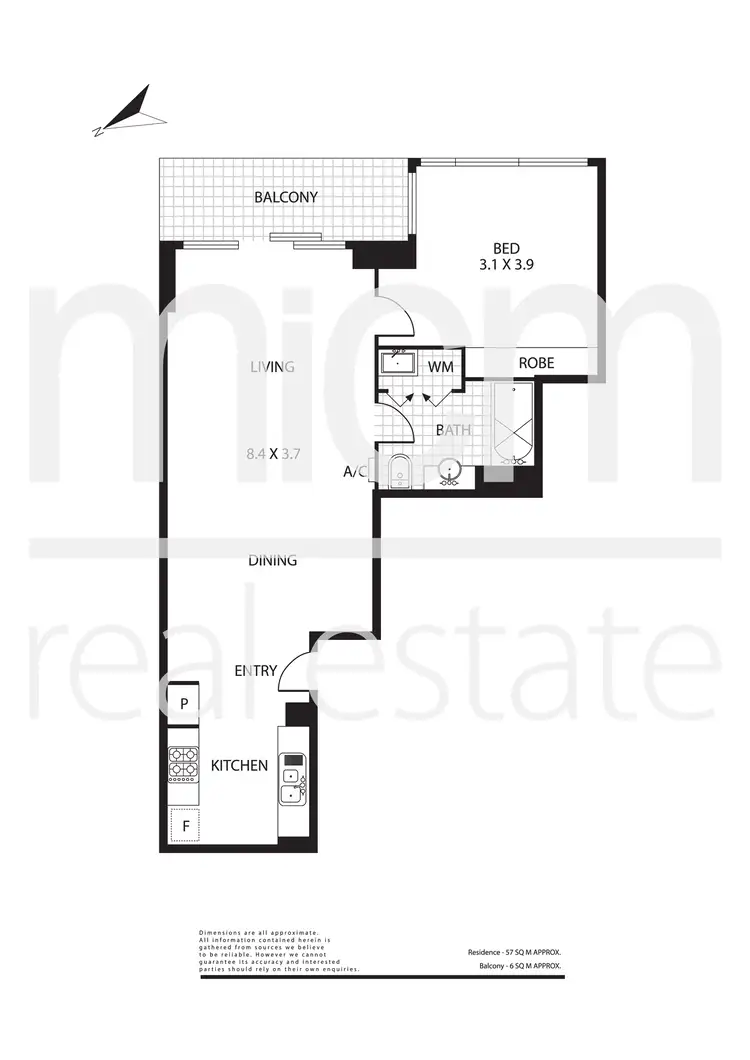 Floorplan of Homely apartment listing, 85/173 City Road, Southbank VIC 3006