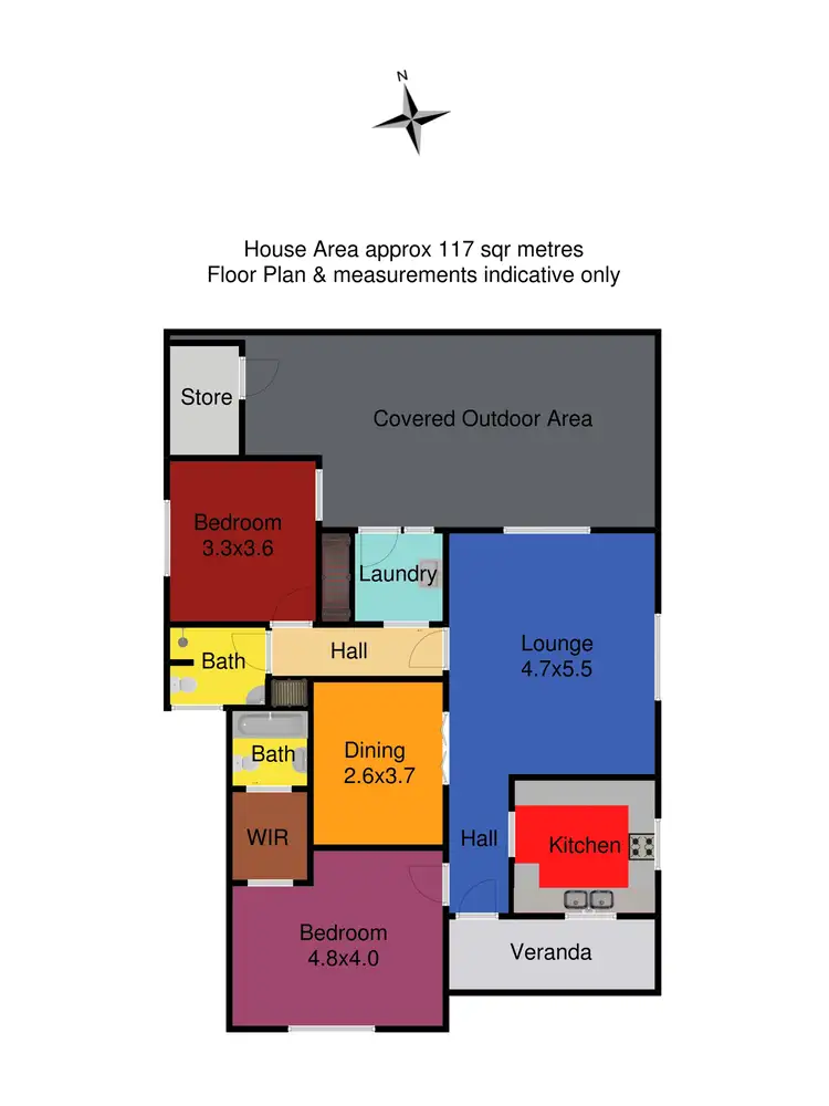 Floorplan of Homely house listing, 17 Ophir Street, Orange NSW 2800