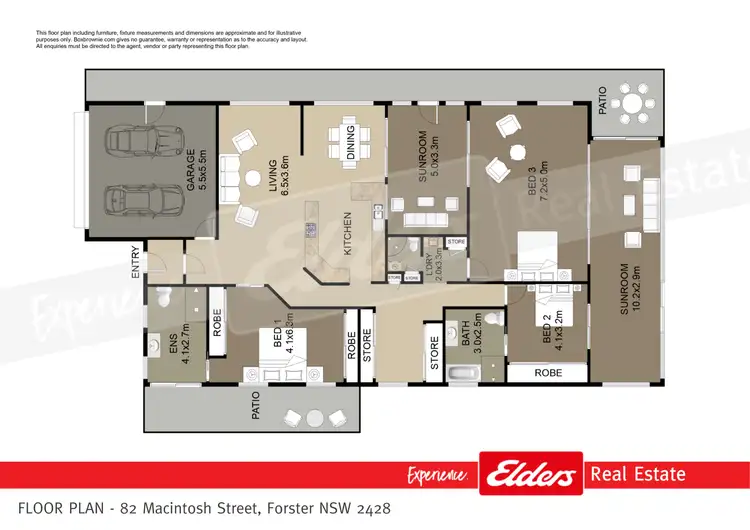 Floorplan of Homely house listing, 82 Macintosh Street, Forster NSW 2428