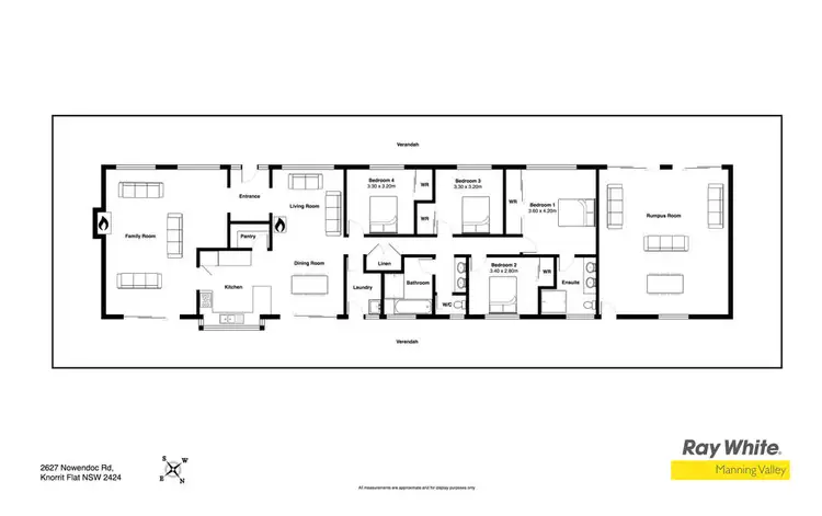Floorplan of Homely rural property listing, 2627 Nowendoc Road, Knorrit Flat via, Wingham NSW 2429