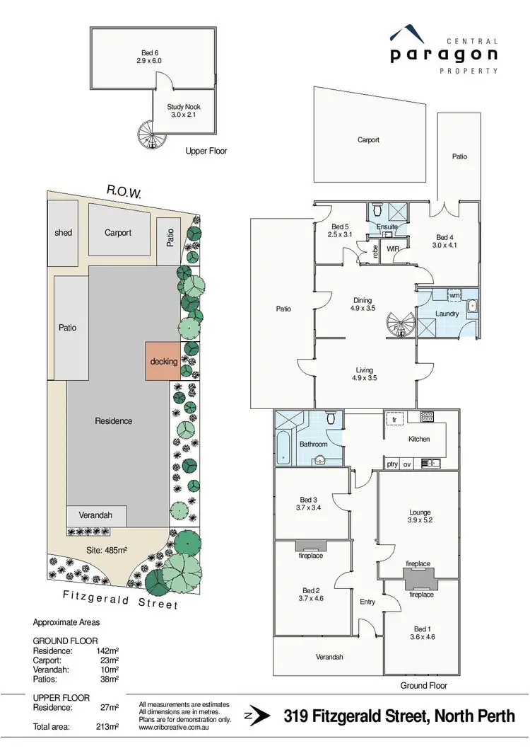 Floorplan of Homely house listing, 319 Fitzgerald Street, North Perth WA 6006
