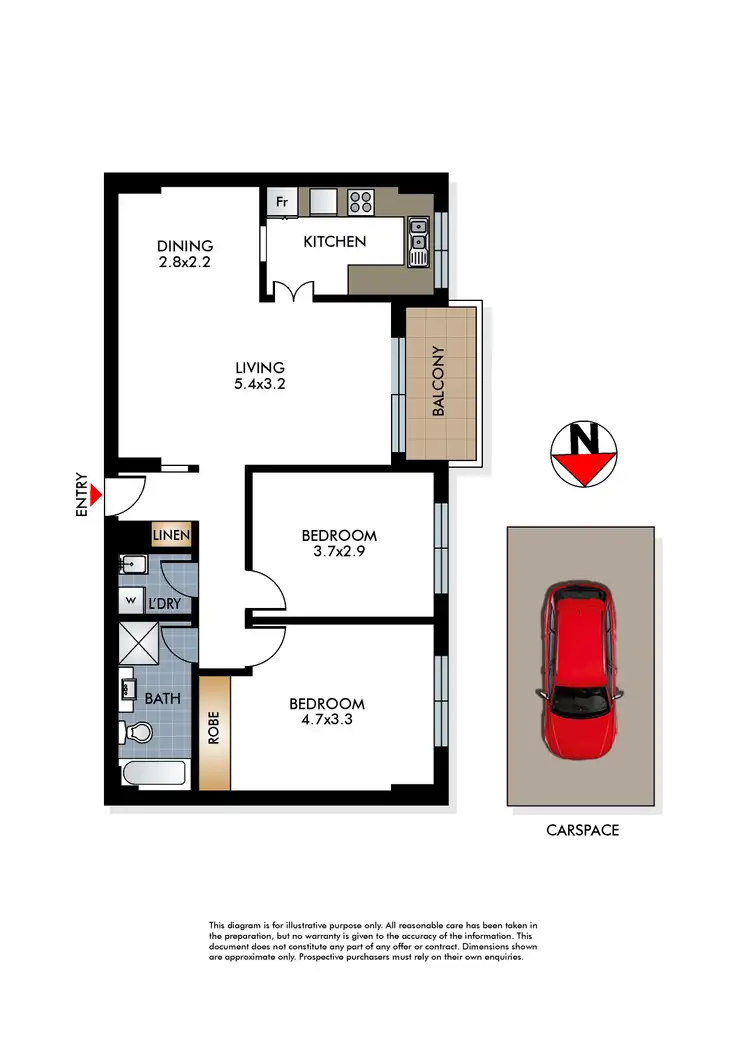 Floorplan of Homely apartment listing, 3D/39-41 Penkivil Street, Bondi NSW 2026
