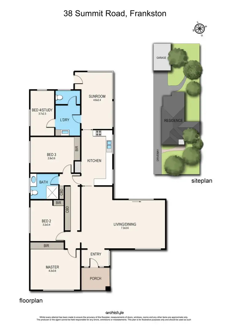 Floorplan of Homely house listing, 38 Summit Road, Frankston VIC 3199