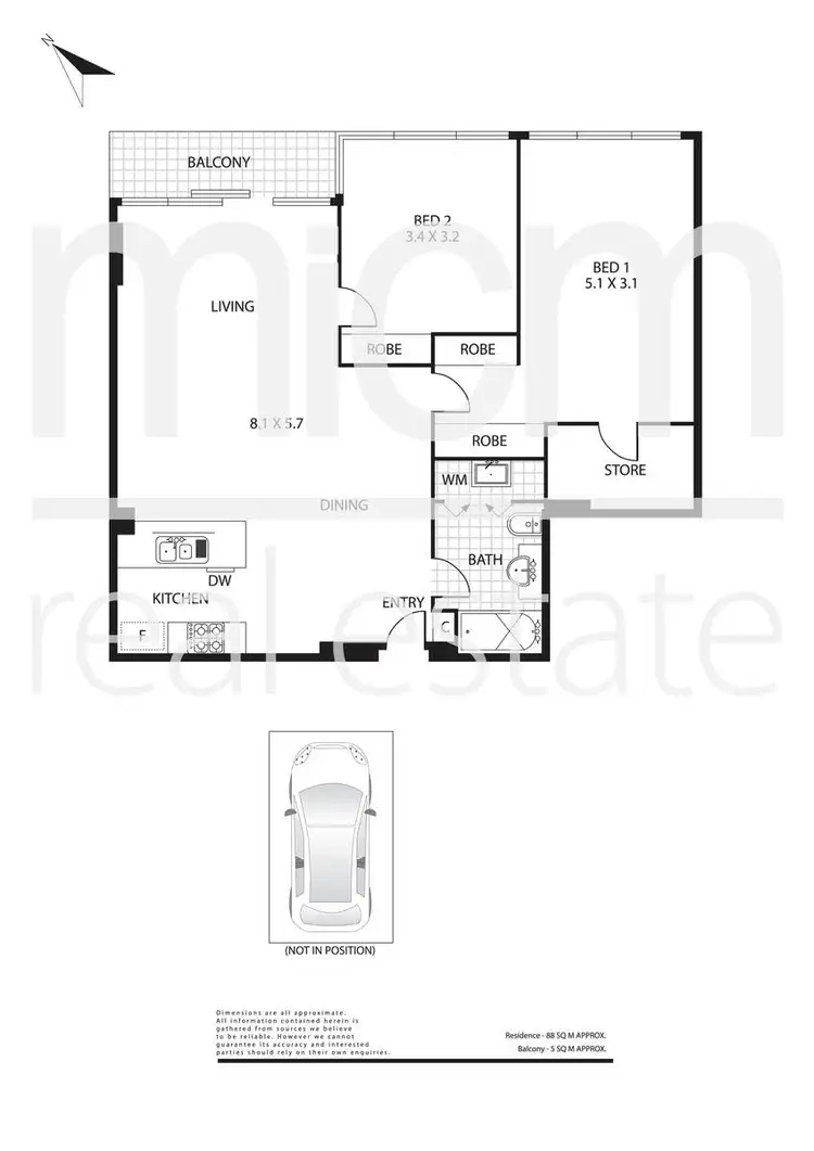 Floorplan of Homely apartment listing, 178/173 City Road, Southbank VIC 3006