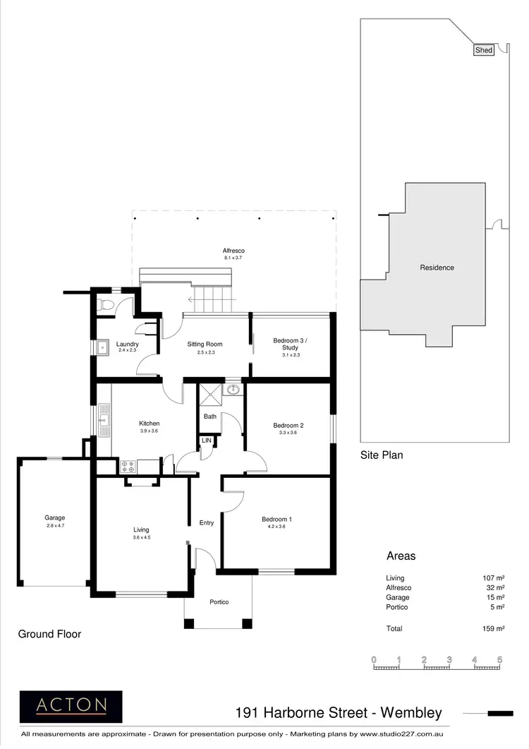 Floorplan of Homely house listing, 191 Harborne Street, Wembley WA 6014